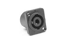SP-4-MD-8 BULK  4 Pole Loudspeaker Chassis Mount, 'D' Type Flange, Thru Holes, Solder Tabs 3/16